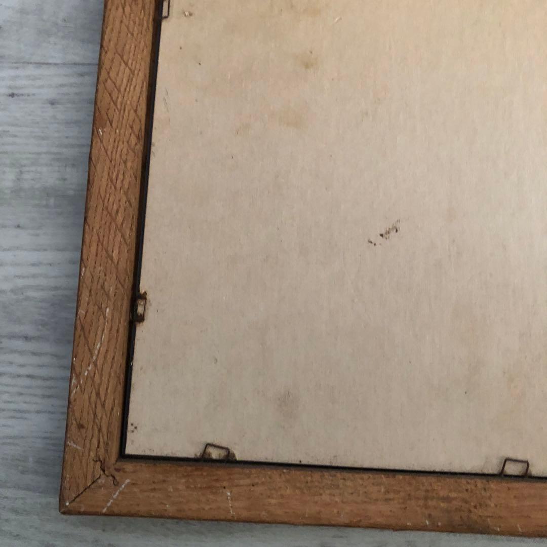 アメリカUSAビンテージペプシコーラ木枠フレームパブミラーバーサイン鏡40cm