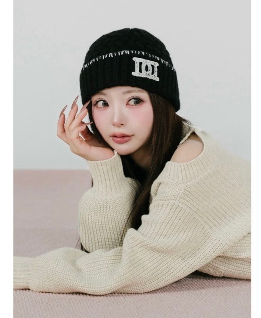 Darich DDロゴバスケットニットビーニー BLK