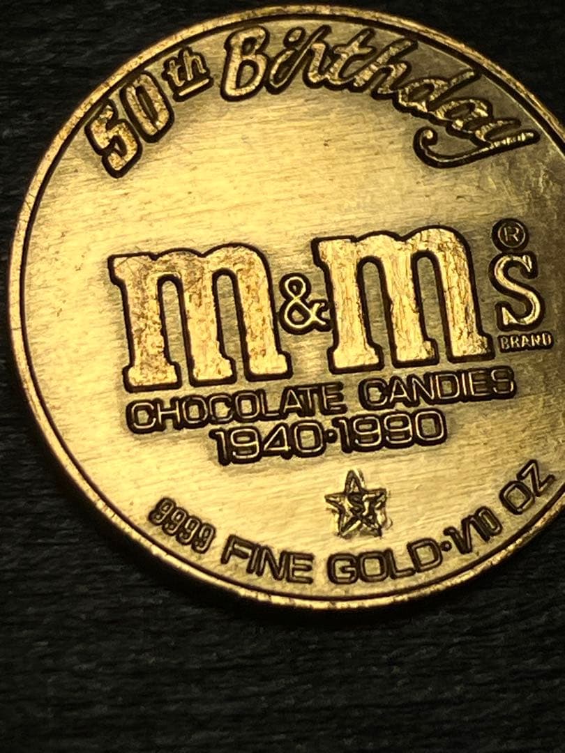 M&M's 金色3．2g 公式コレクション