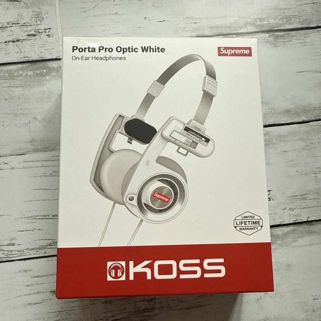 KOSS porta pro opticwhite/Supremeコラボ