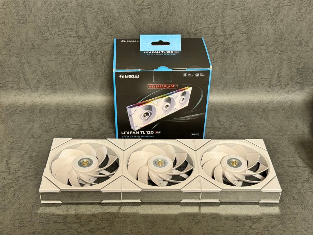 Lian Li UNI FAN TL 120 ホワイト 3個セット