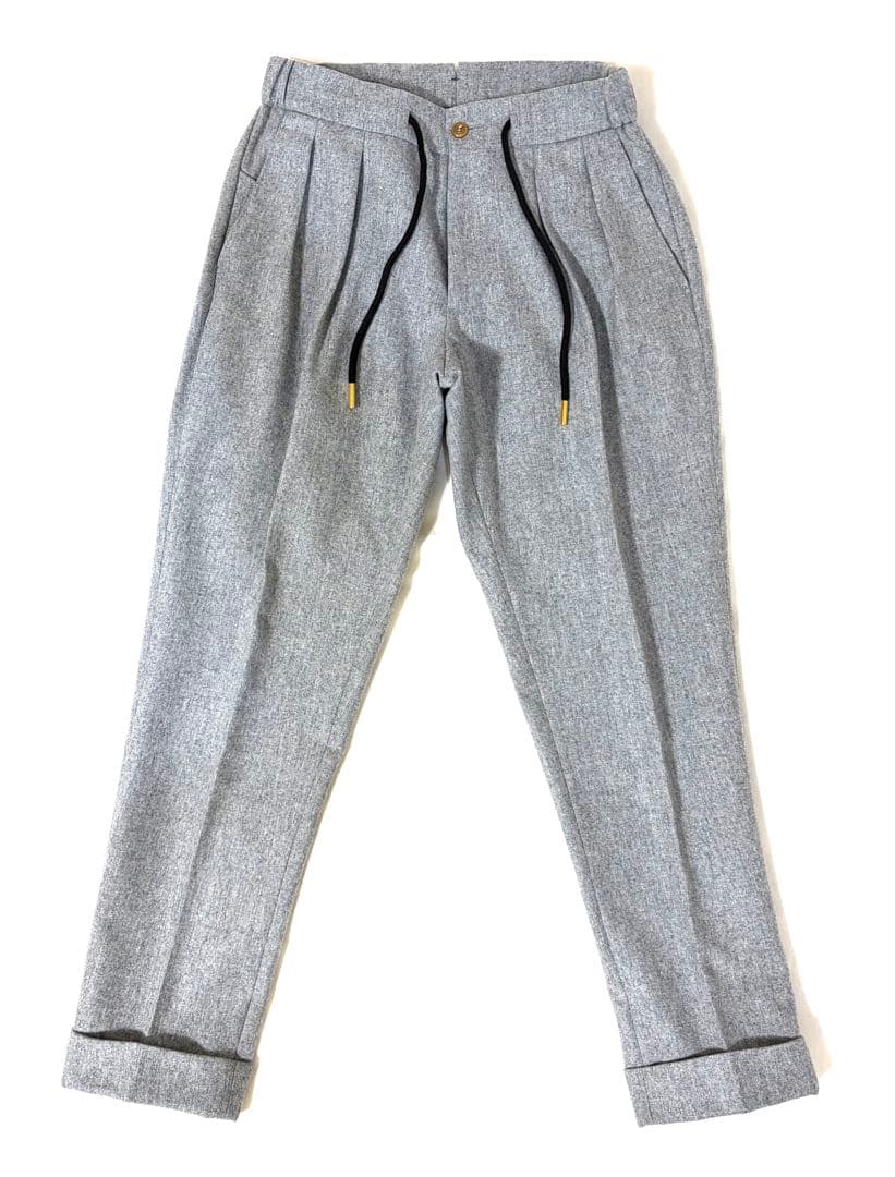 極美品 B.R.別注 ベルウィッチ ライトグレーフランネル 42