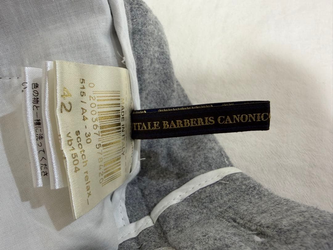 極美品 B.R.別注 ベルウィッチ ライトグレーフランネル 42