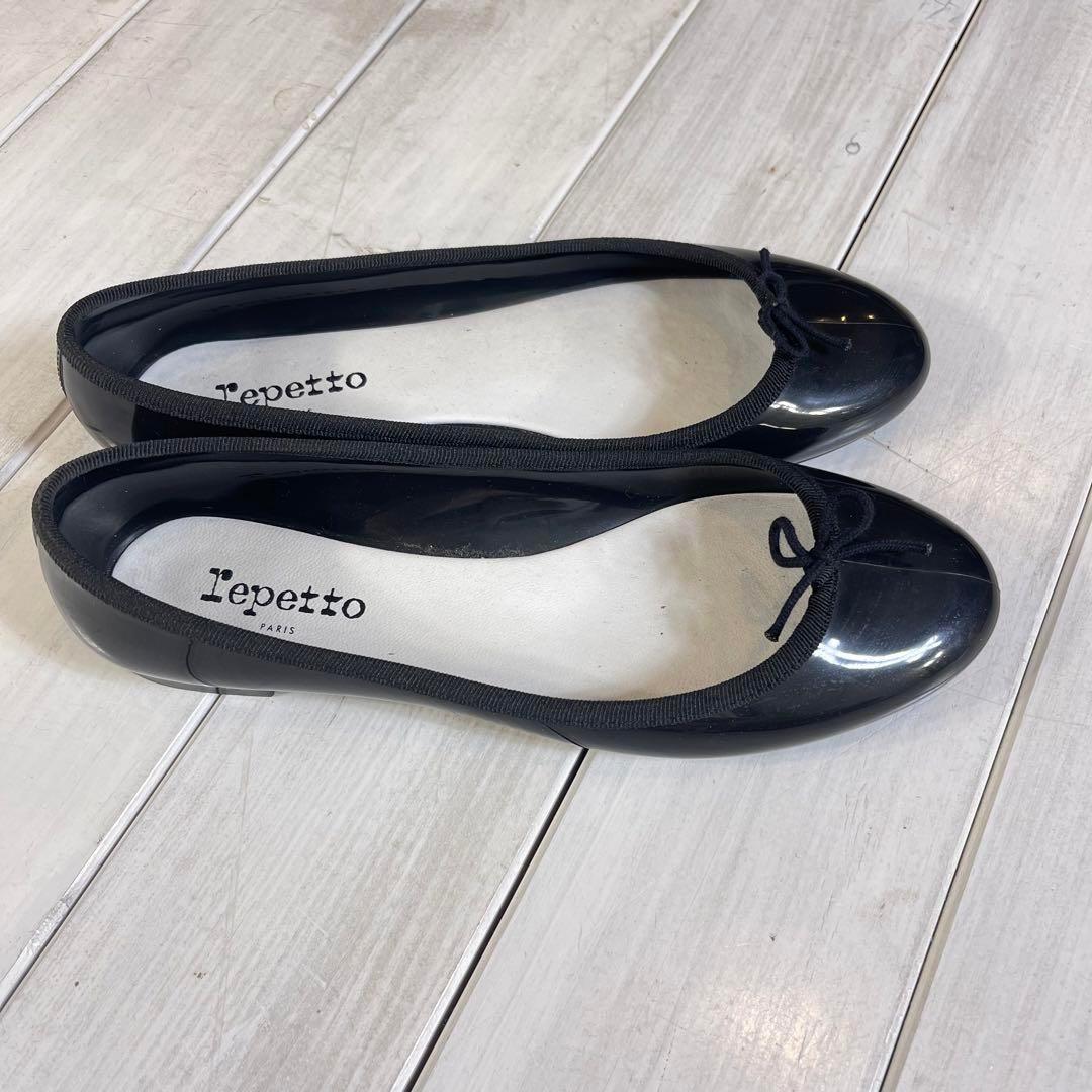 レペット　レインシューズ　ブラック　黒　【40】