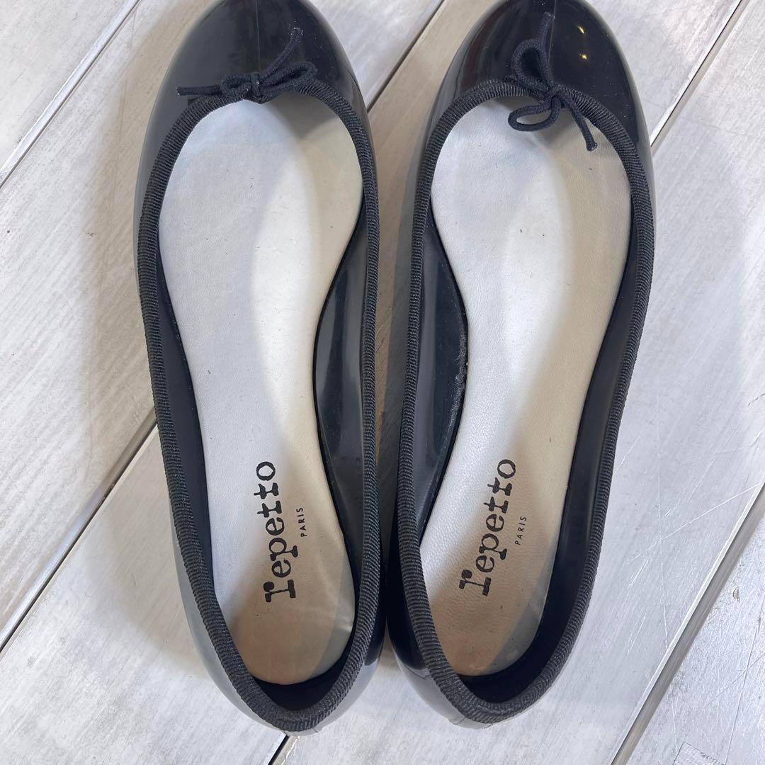 レペット　レインシューズ　ブラック　黒　【40】