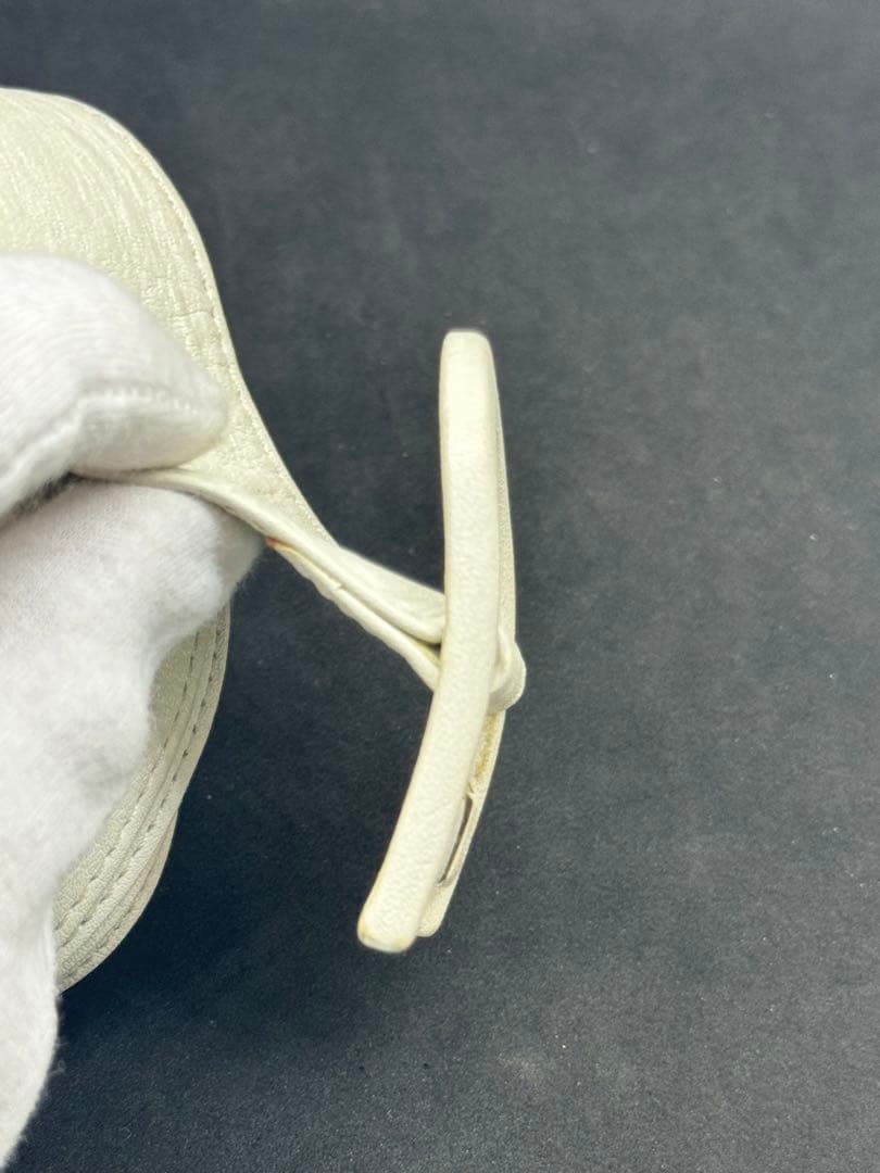 Diorディオール サッシュベルト レザー ホワイト フリーサイズ