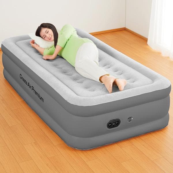 新品●はぴねすくらぶ● 電動ポンプ内蔵エアーベッド クリエイトエア プレミアムS