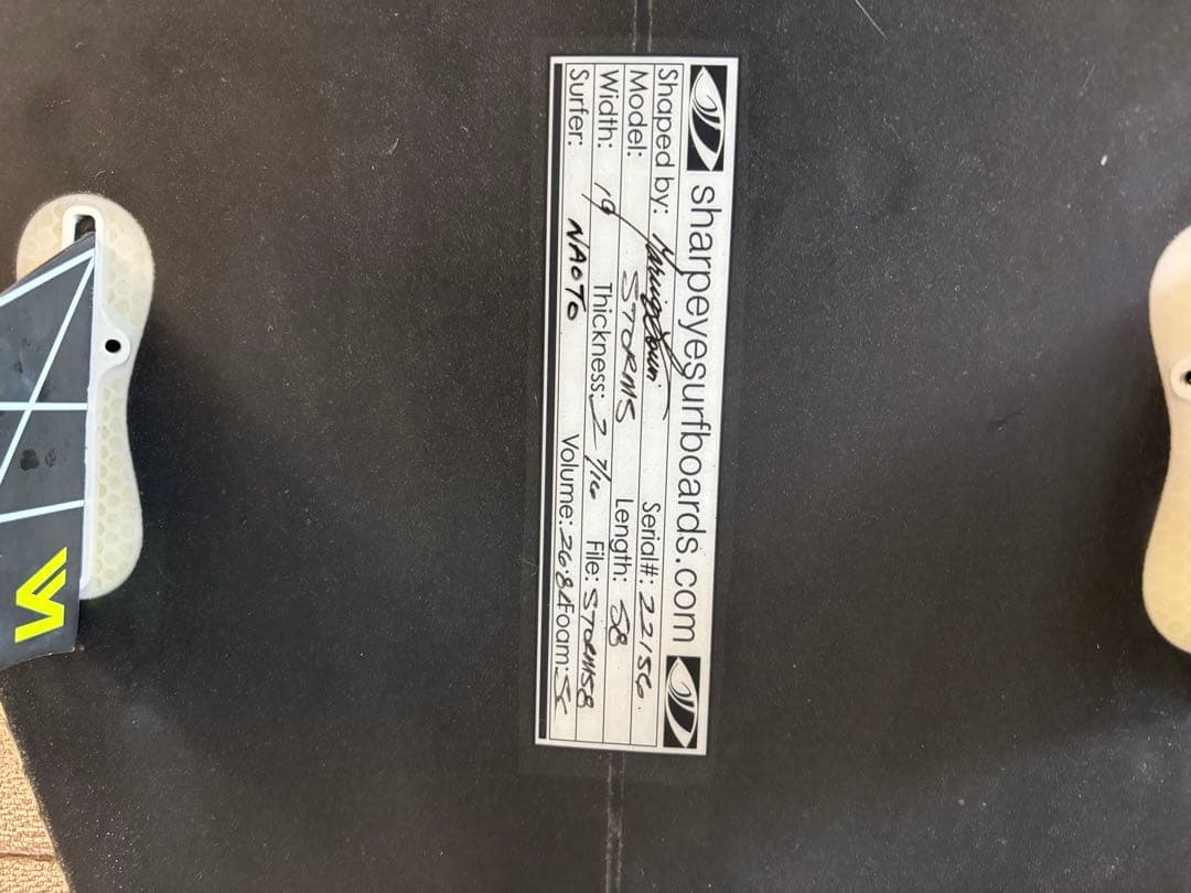 STORMS 5’8五十嵐カノア シグネチャーモデル（オーストラリアオーダー品）