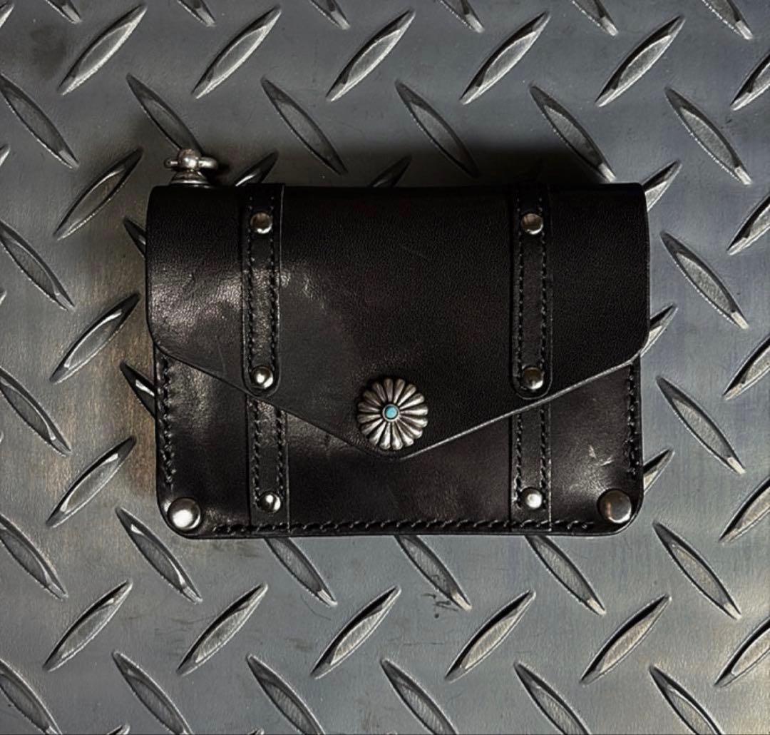 海賊トラッカーウォレット　栃木レザー