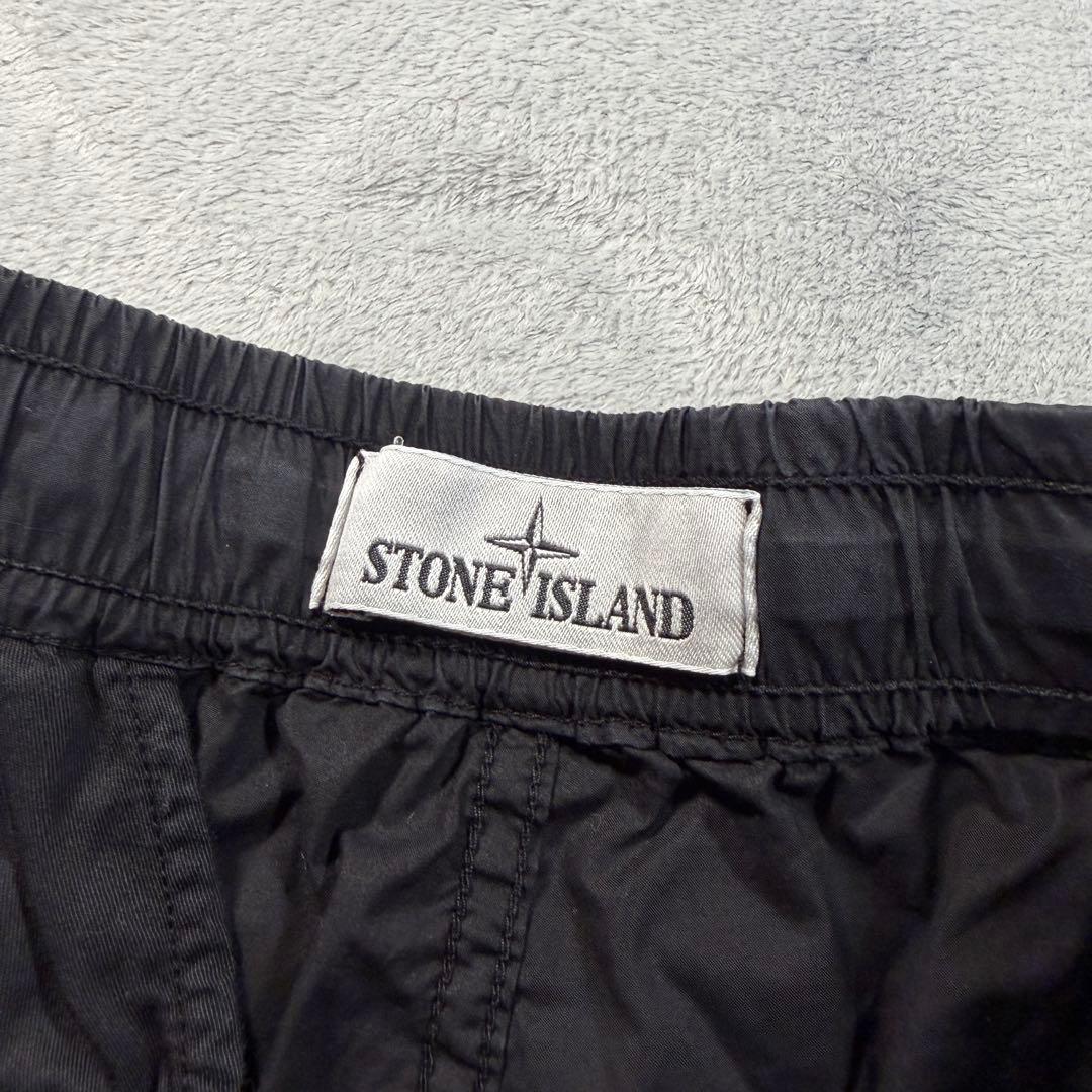ストーンアイランド　黒　カーゴパンツ　29サイズ　761531303