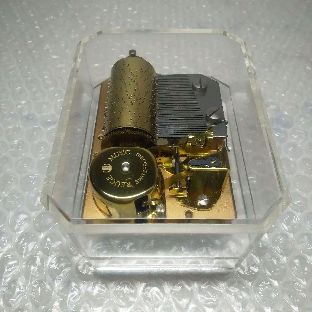 REUGE MUSIC オルゴール 36弁 アクリルケース リュージュ