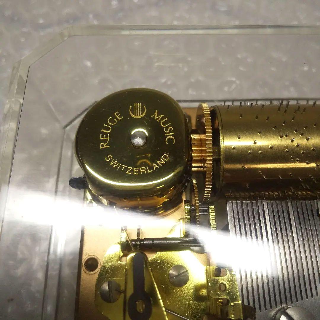 REUGE MUSIC オルゴール 36弁 アクリルケース リュージュ