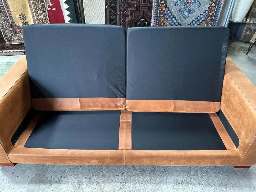 SQUARE FURNITURE / スクエアファニチャー　レザーソファ