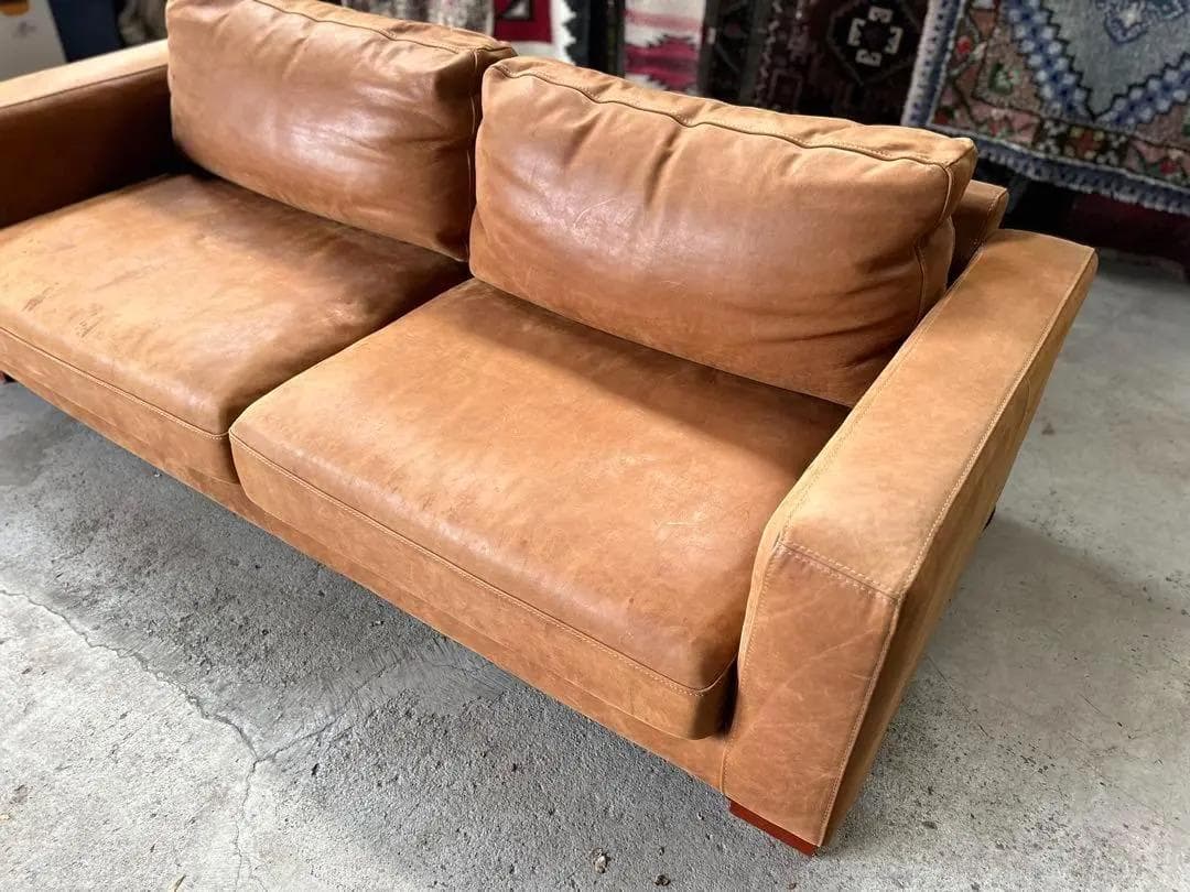 SQUARE FURNITURE / スクエアファニチャー　レザーソファ