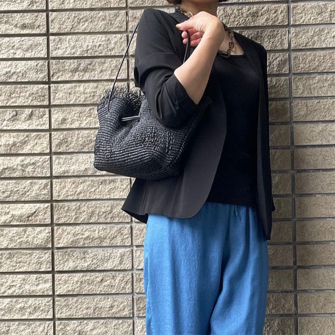 Anita Bidardi かごバッグ ブラウン