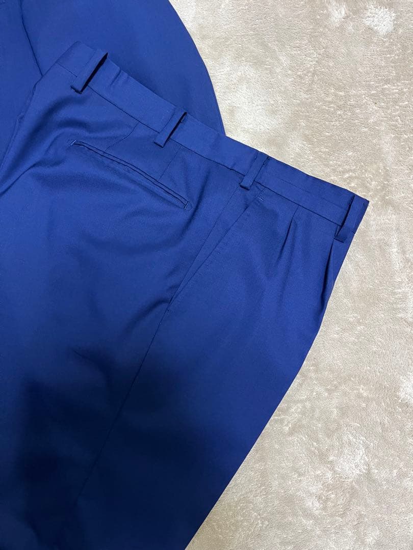 HILTON ヒルトン　ブルー　スーツ　セットアップ