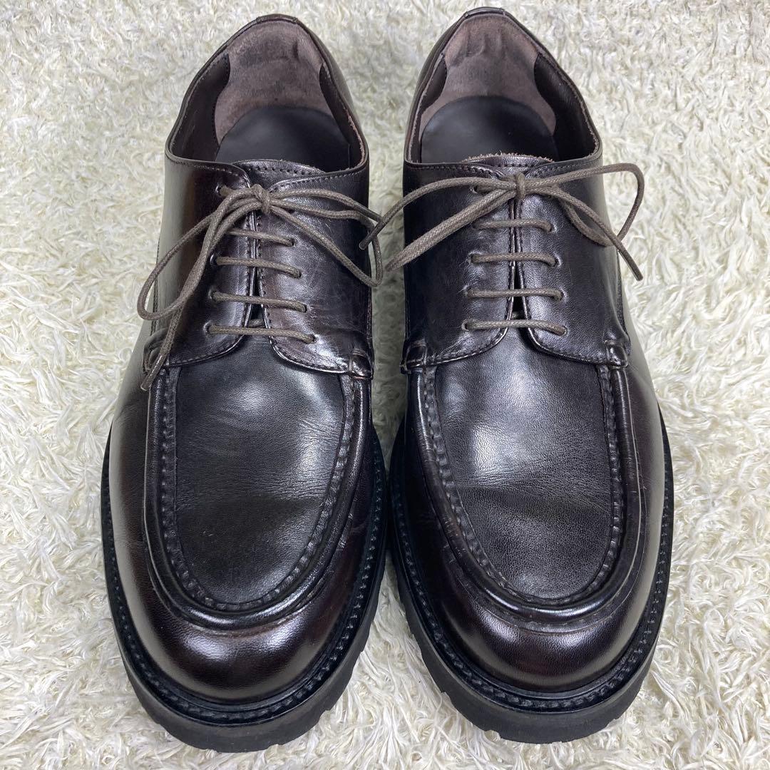 『極美品』イタリア製 チロリアンシューズ ナノユニバース ビブラムソール 革靴