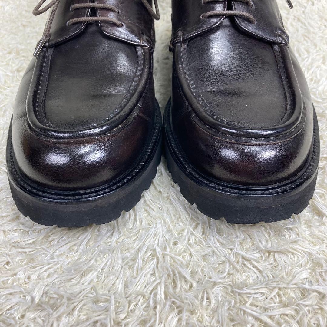 『極美品』イタリア製 チロリアンシューズ ナノユニバース ビブラムソール 革靴