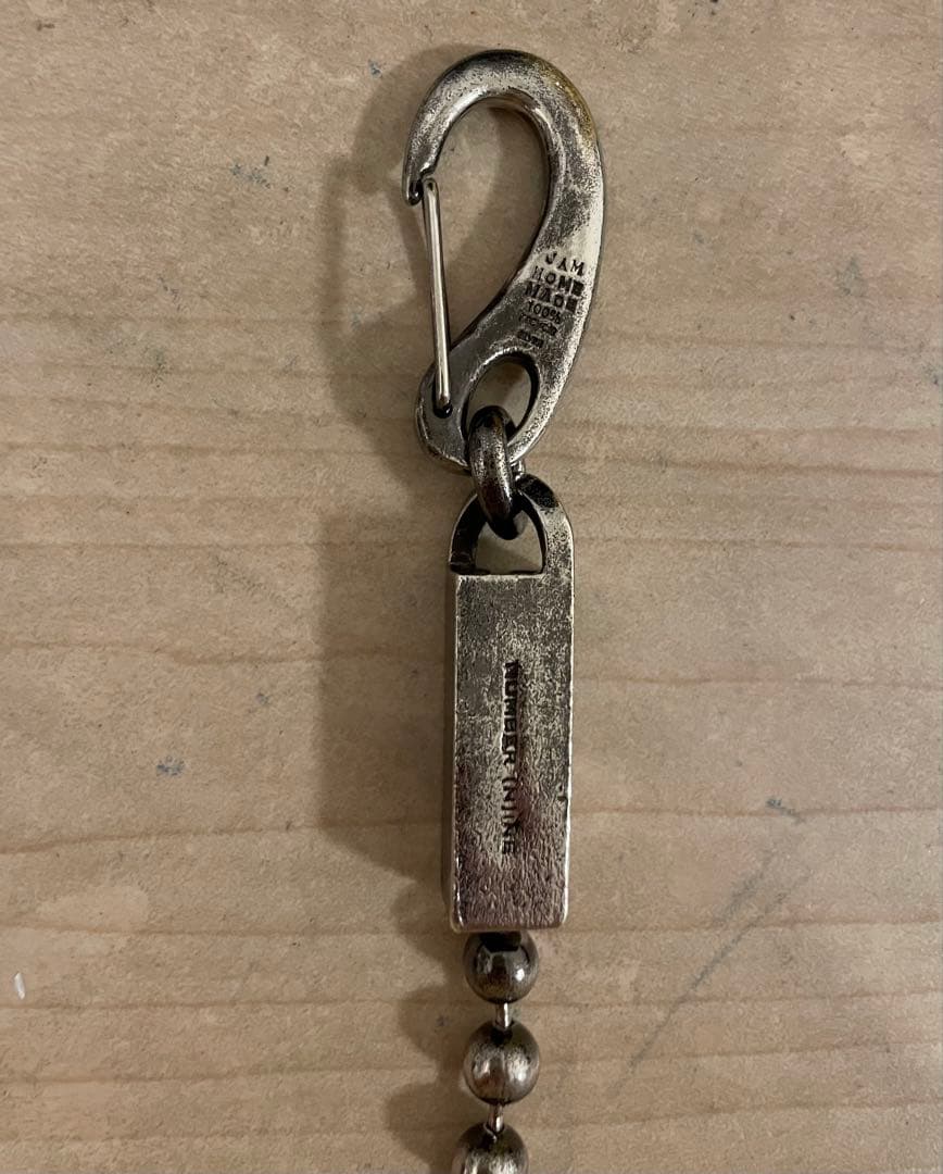 激レア！ナンバーナイン　ボールウォレットチェーンシルバー製ミヤシタタカヒロ