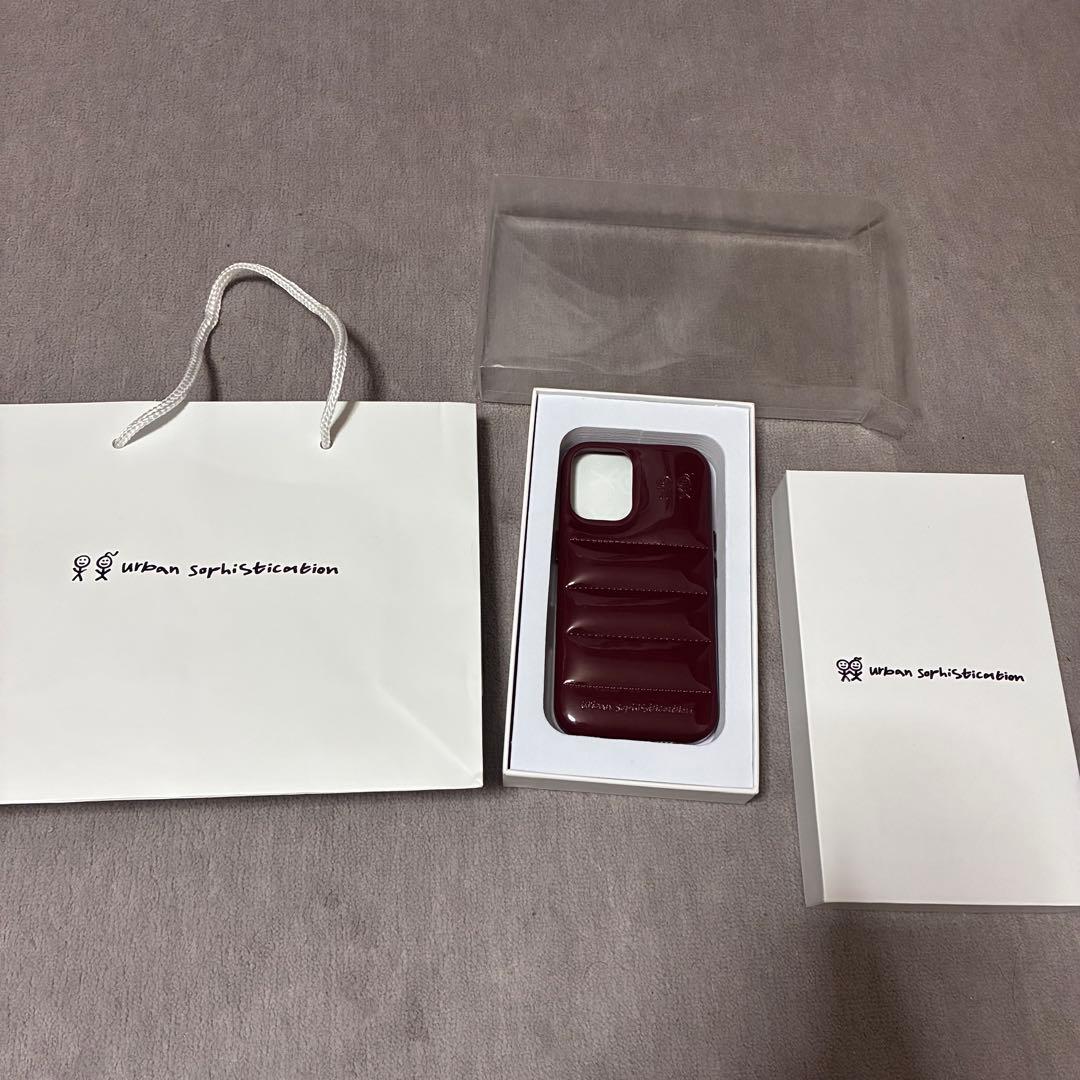 美品‼️ urban sophistication ダークチェリー　箱、袋付属