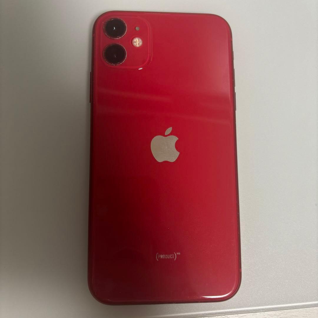 iPhone11 Red 128GB simフリー