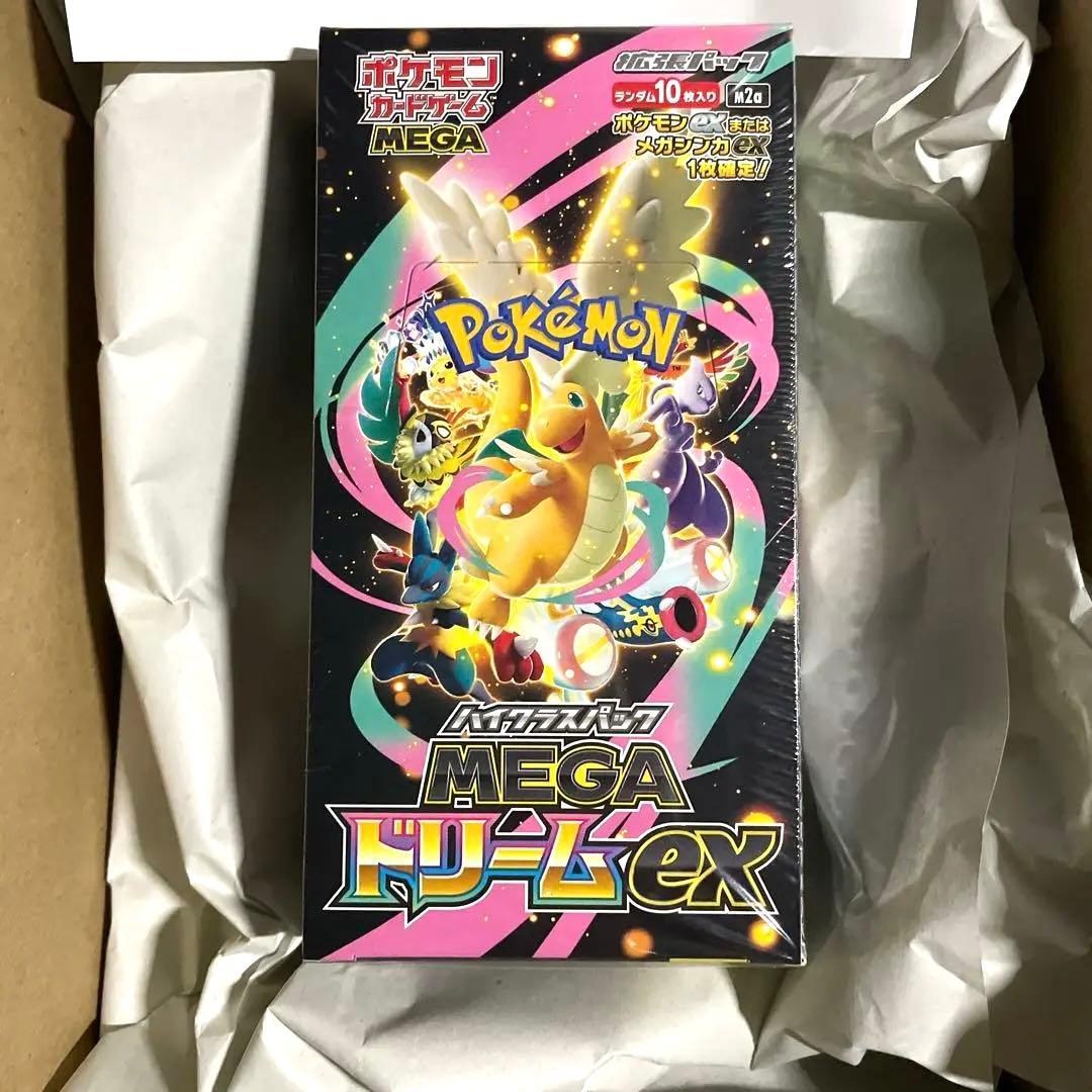 シュリンク付き ポケモンカード MEGAドリーム ex 1BOX ポケモン産