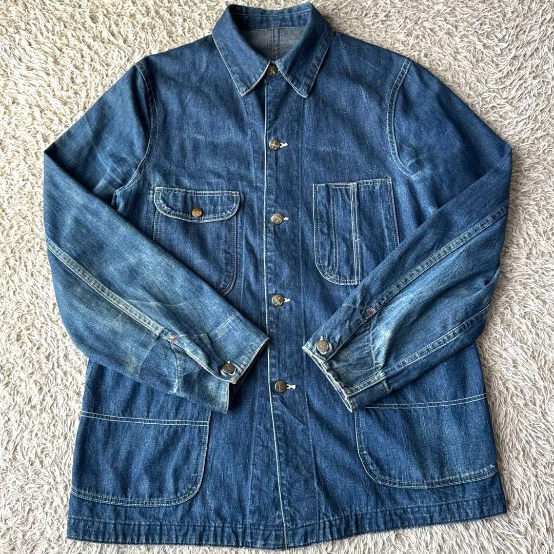Sanforizedサンフォライズド　カバーオール　ビンテージ　インディゴ