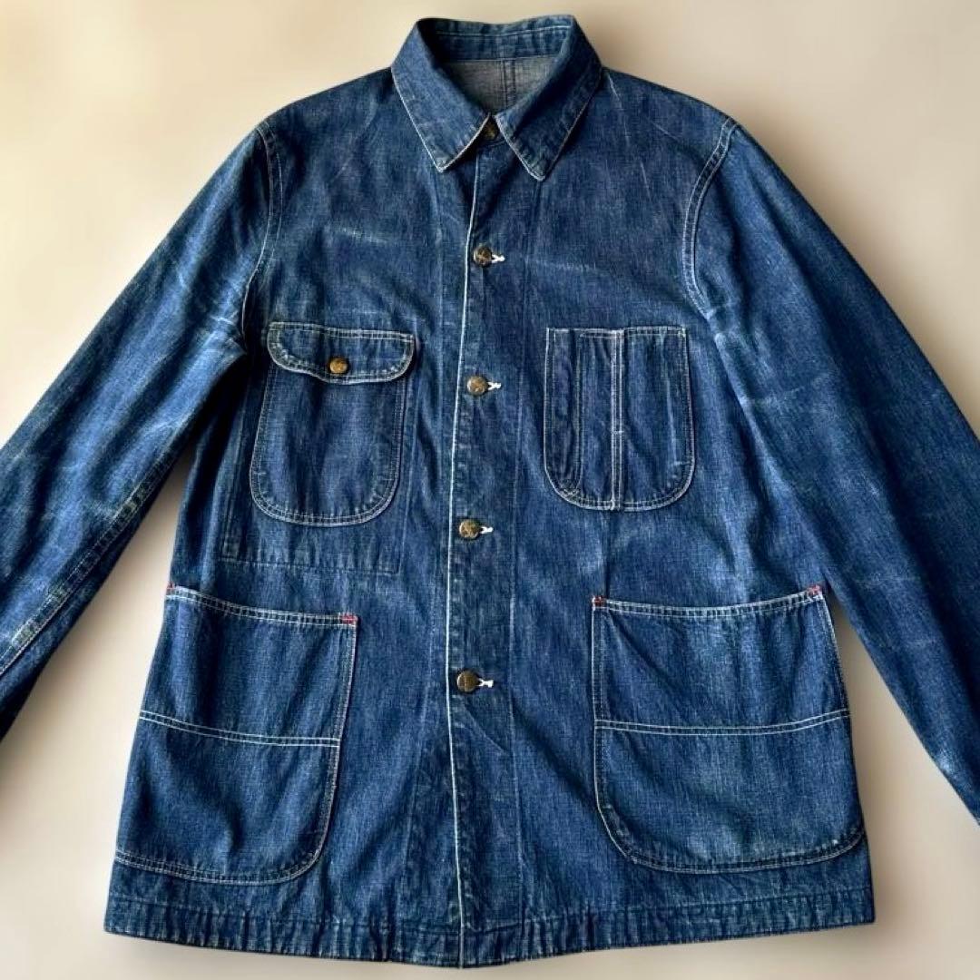 Sanforizedサンフォライズド　カバーオール　ビンテージ　インディゴ