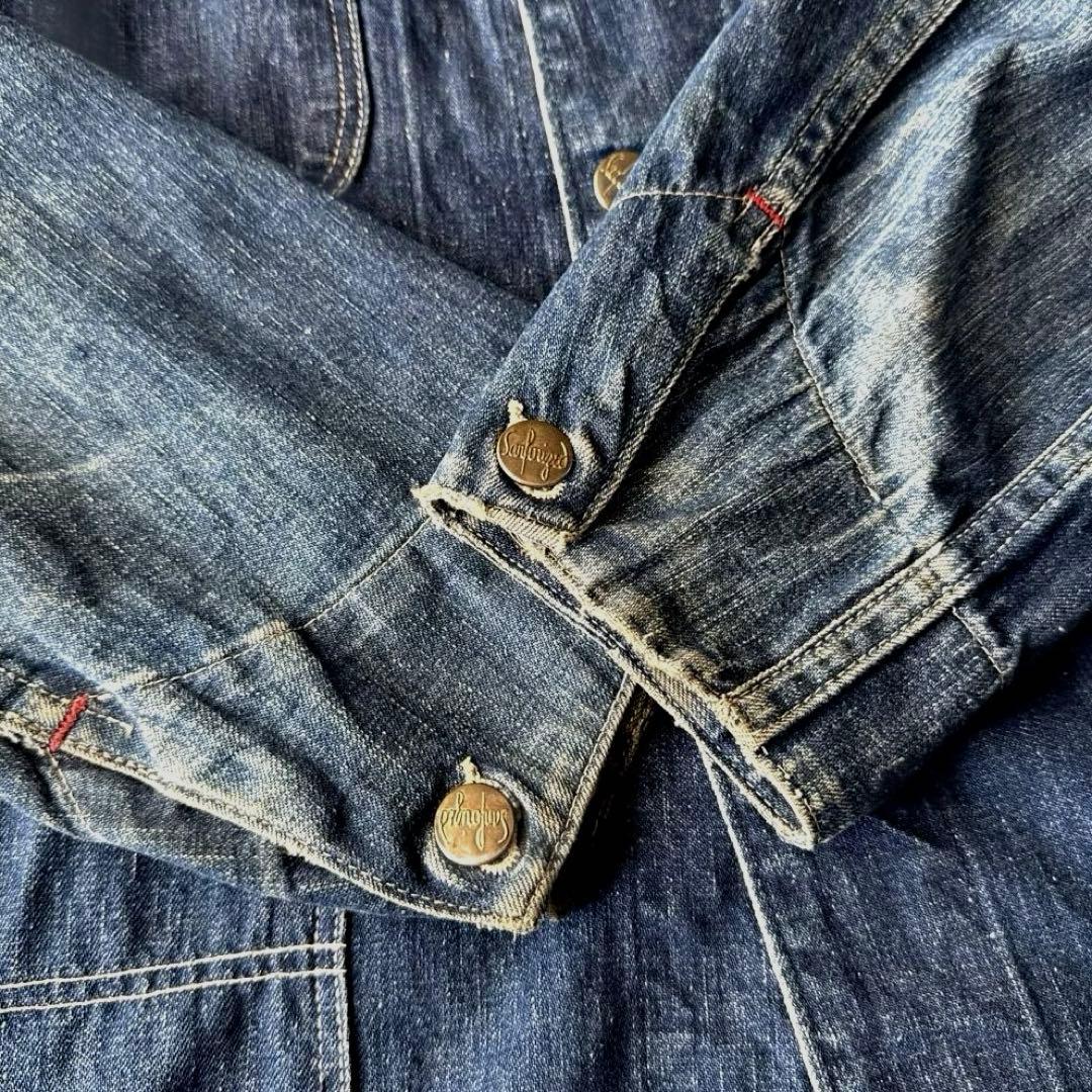 Sanforizedサンフォライズド　カバーオール　ビンテージ　インディゴ