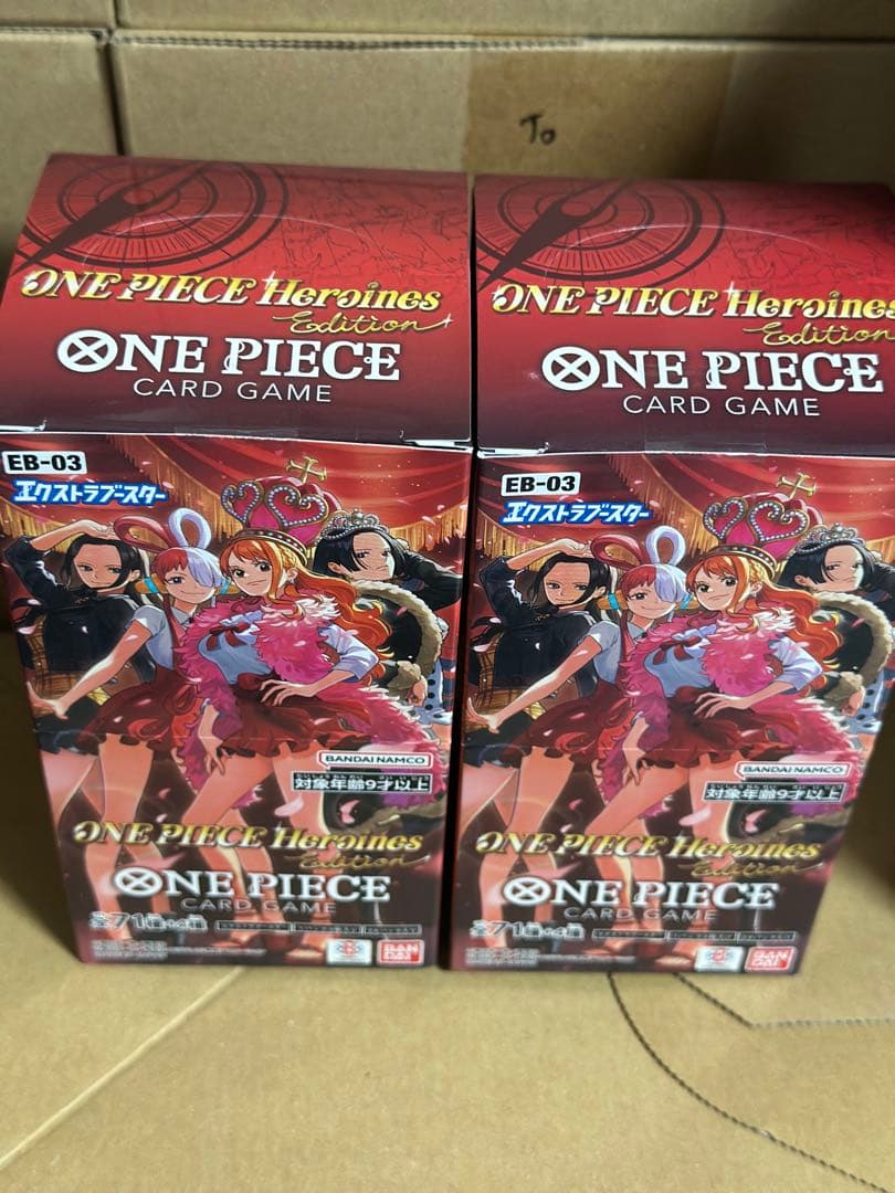 ONE PIECE カードBOX ヒロインズ2boxテップ付き