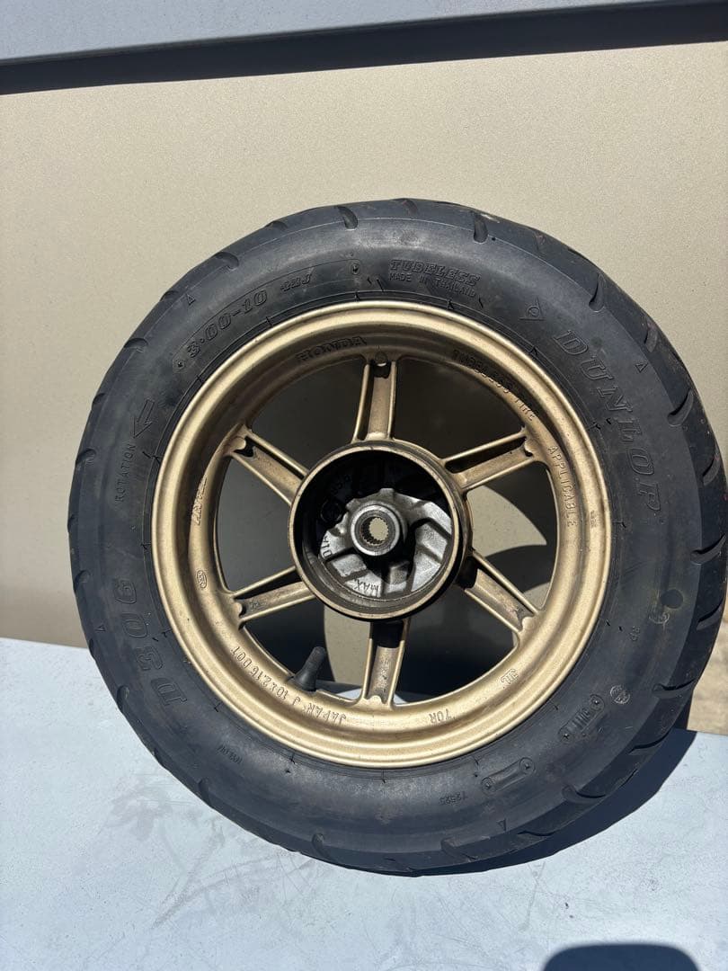 Pon⭐︎　DIO zx金ホイール　ディオ　ゴールド　前後セット