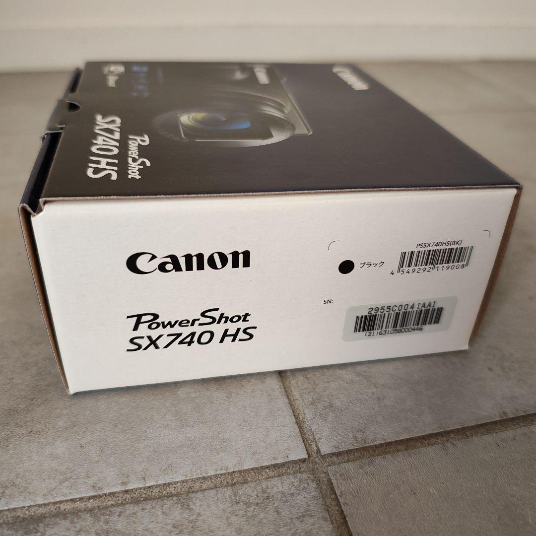 【新品未使用】キヤノン POWERSHOT SX740 HS ブラック