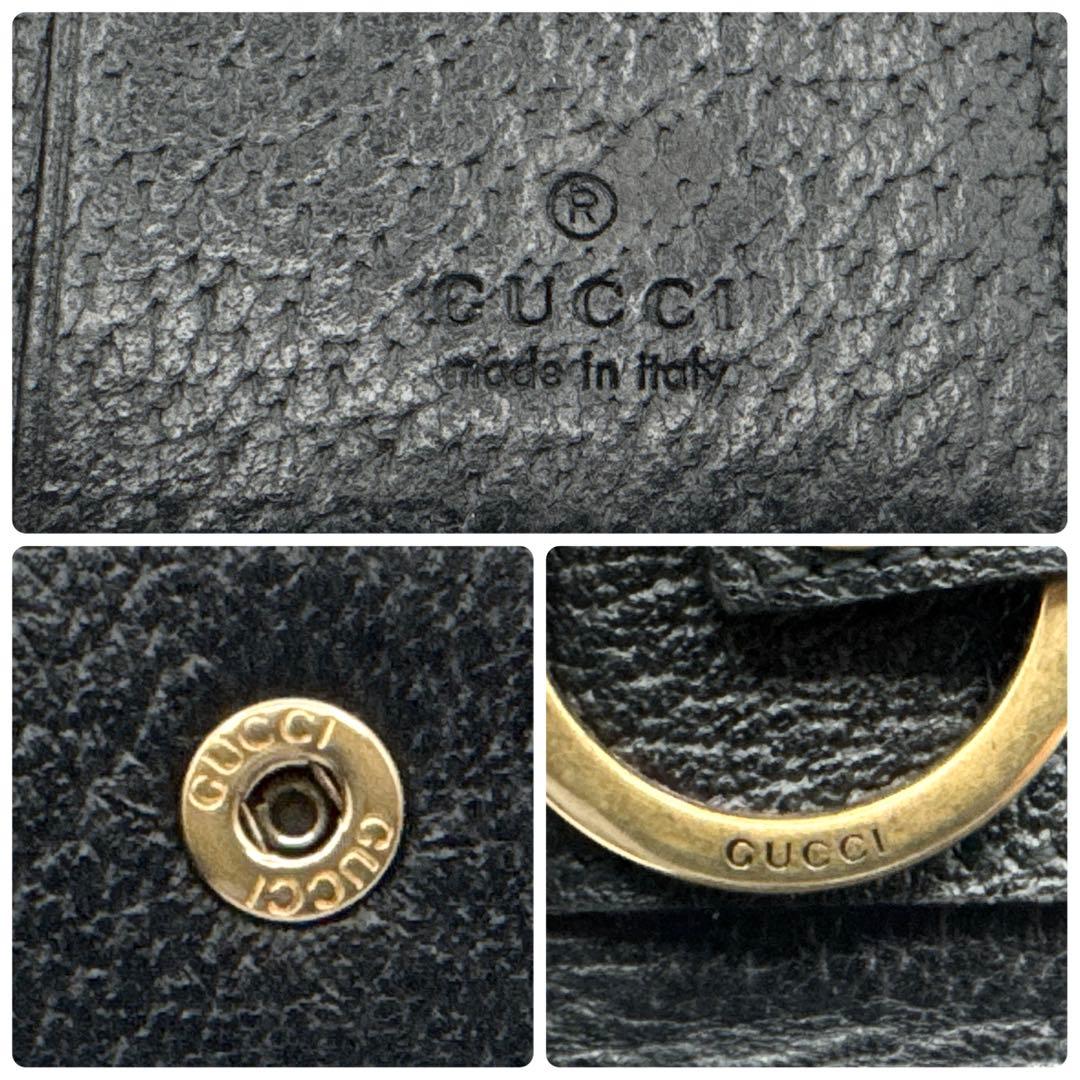 GUCCI グッチ キーケース 6連 アニマリエ 蜂 星 ブラック