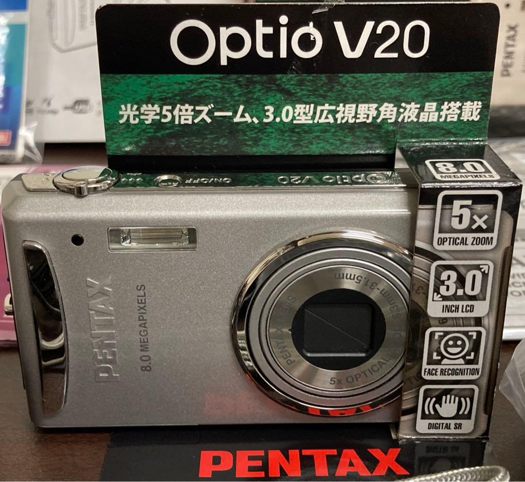 PENTAX Optio V20 コンパクトデジタルカメラ　コンデジ　箱付き