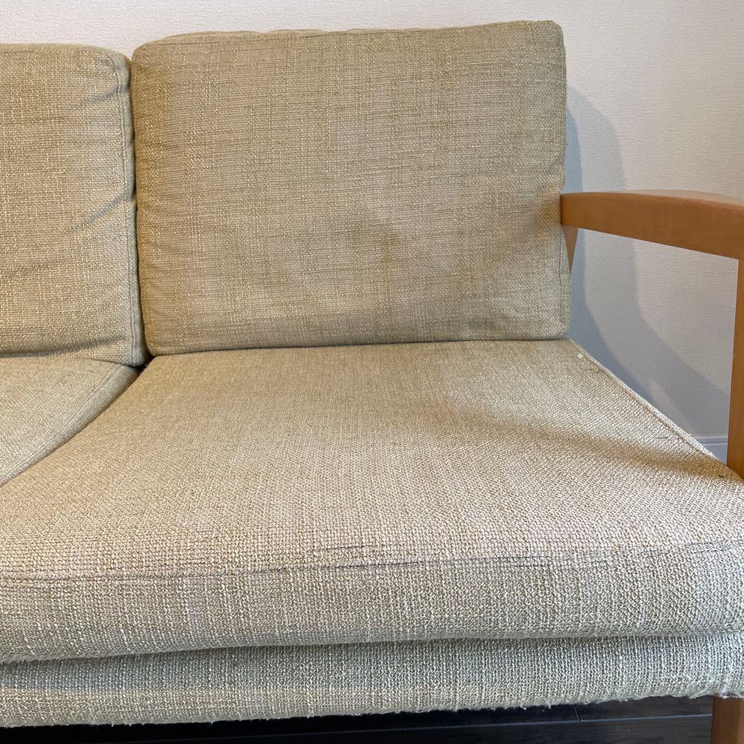 Momo natural 2人掛けソファー　MOSS