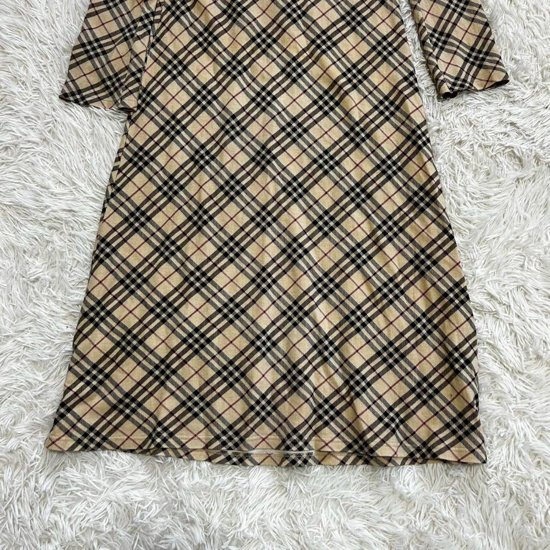 美品✨希少❗️バーバリーロンドン　ロングワンピース　ノバチェック