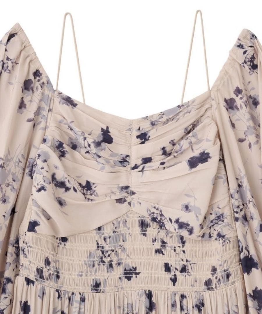 COCODEALシャーリングティアードワンピース