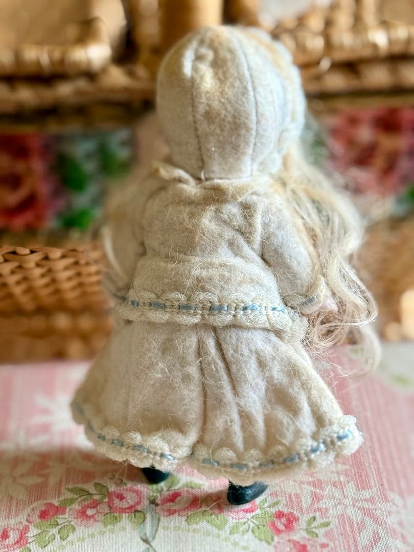 アンティーク　ミニョネット　ドール　オールビスク