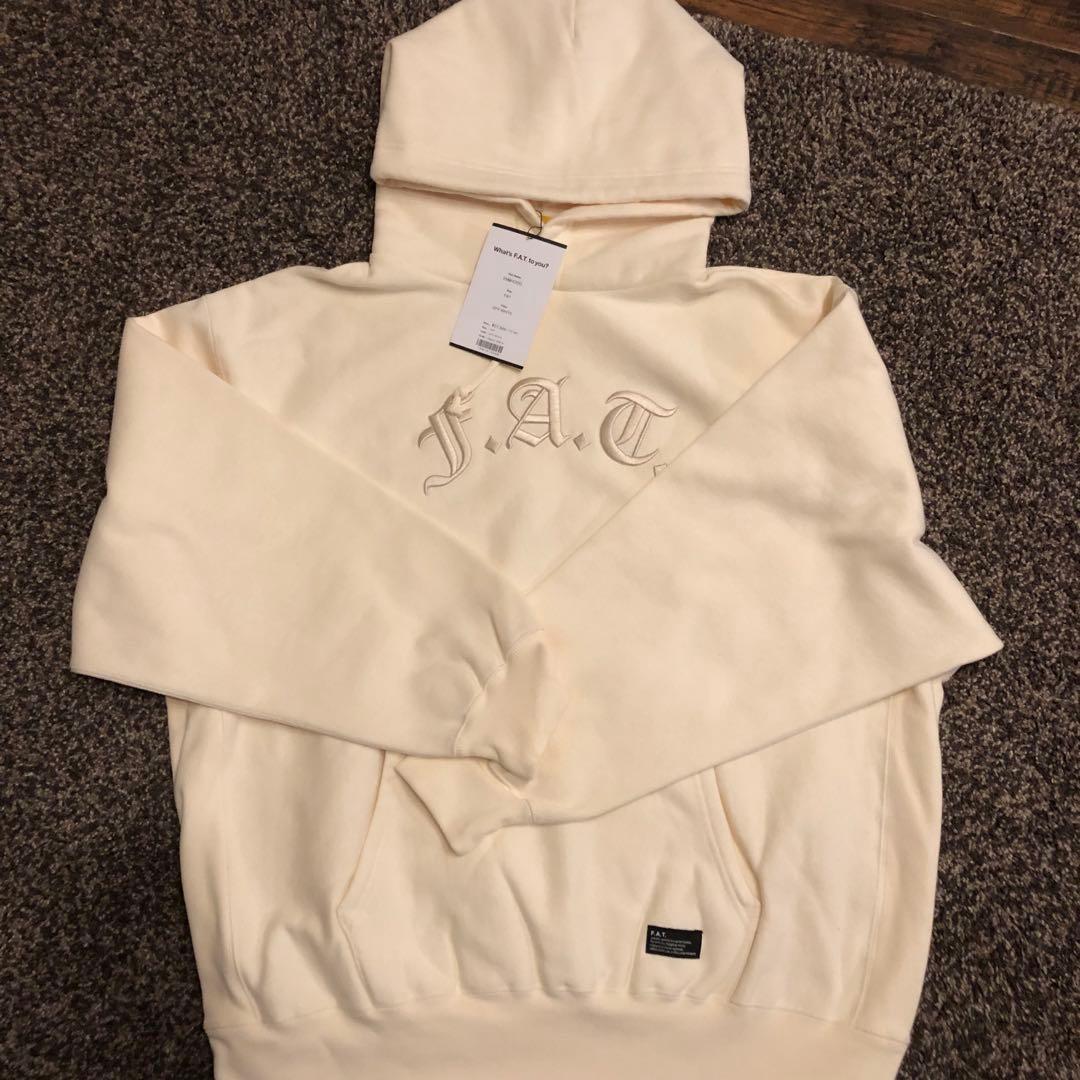F.A.T. フード付きスウェット オフホワイト