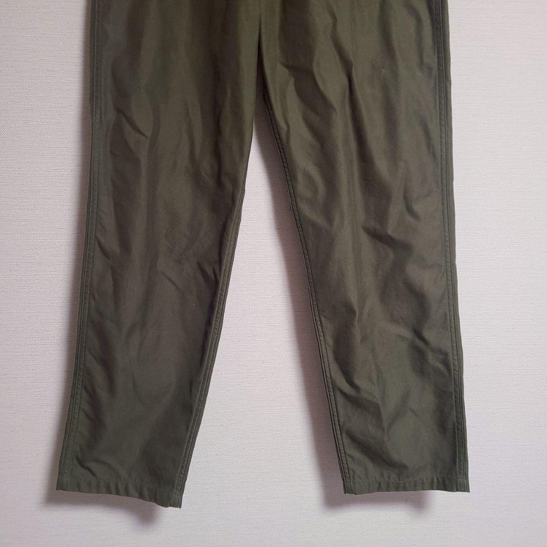 シオタ CIOTA スビンコットンバックサテンベイカーパンツ ミリタリー 2