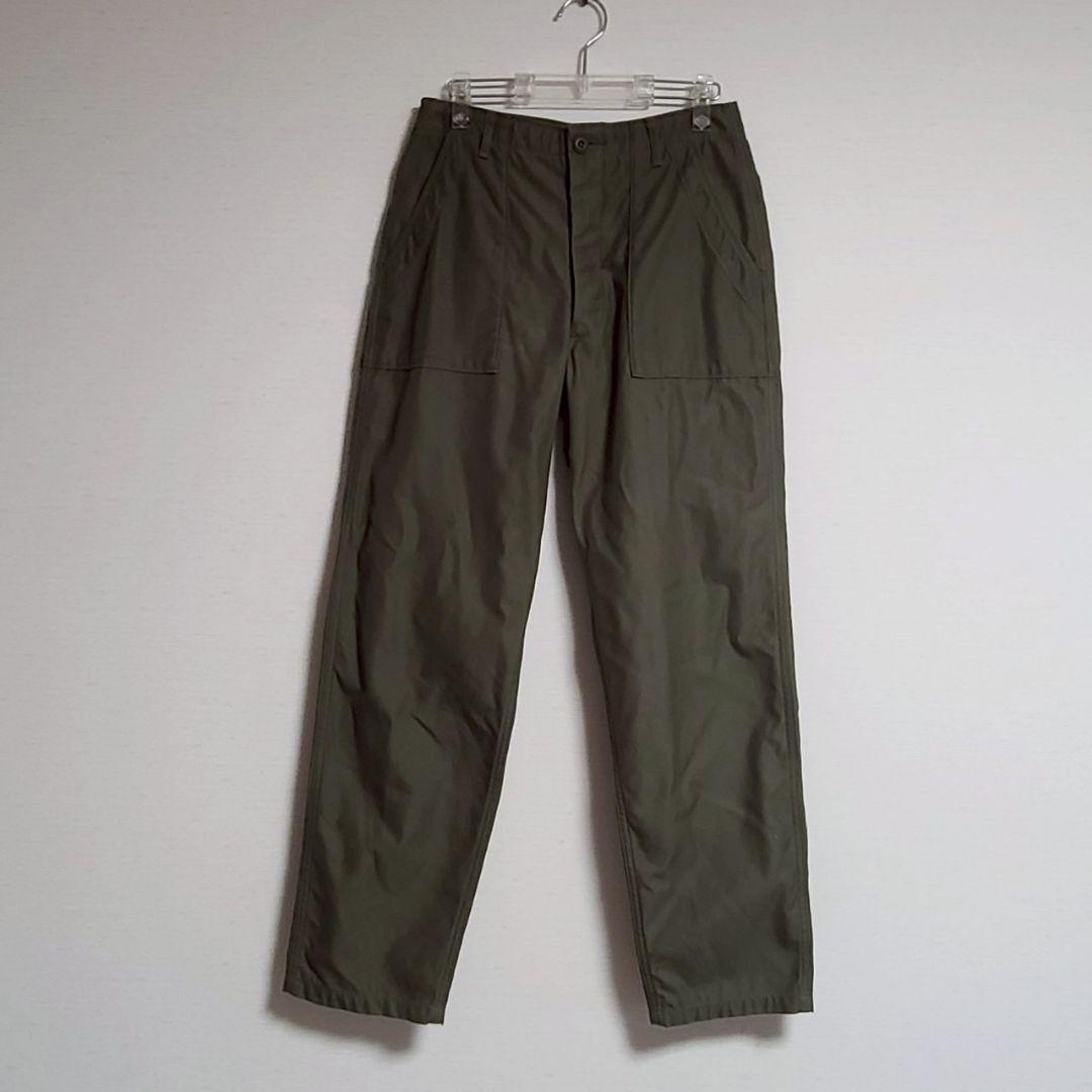 シオタ CIOTA スビンコットンバックサテンベイカーパンツ ミリタリー 2