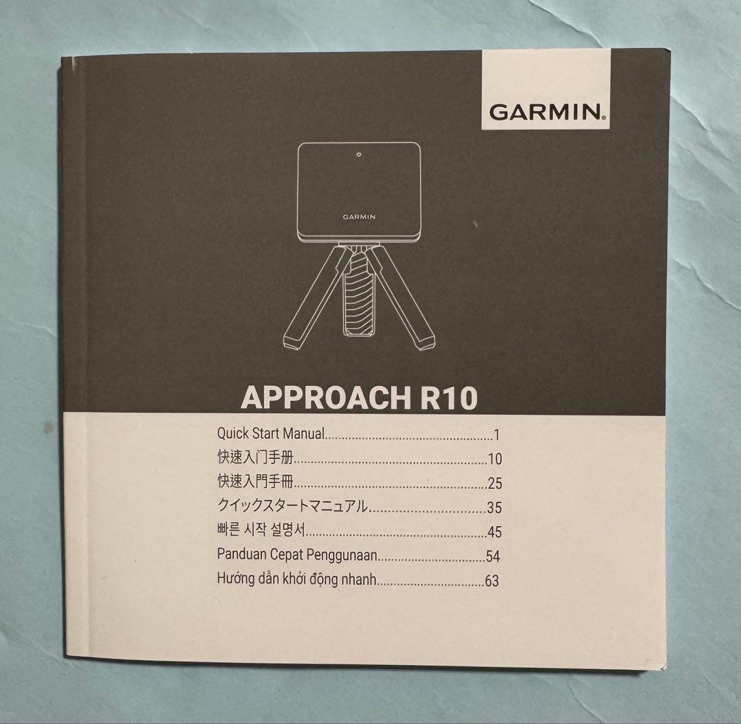 美品　GARMIN APPROACH R10 弾道測定器