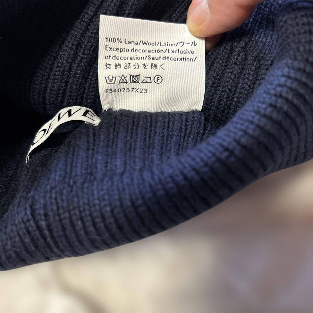 LOEWE ビーニーウールニット帽