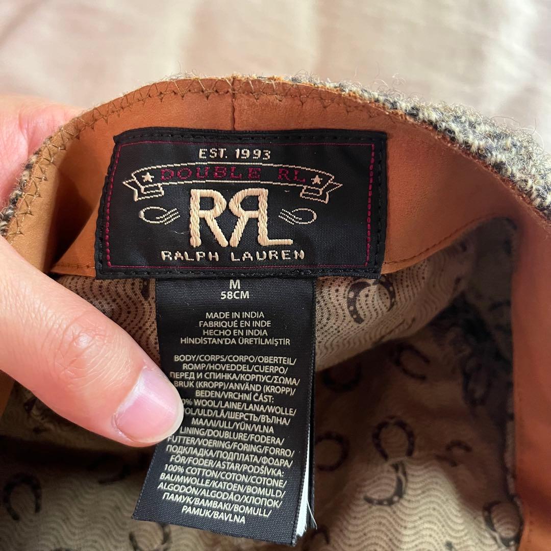 Ralph Lauren ヘリンボーンキャスケット M RRL