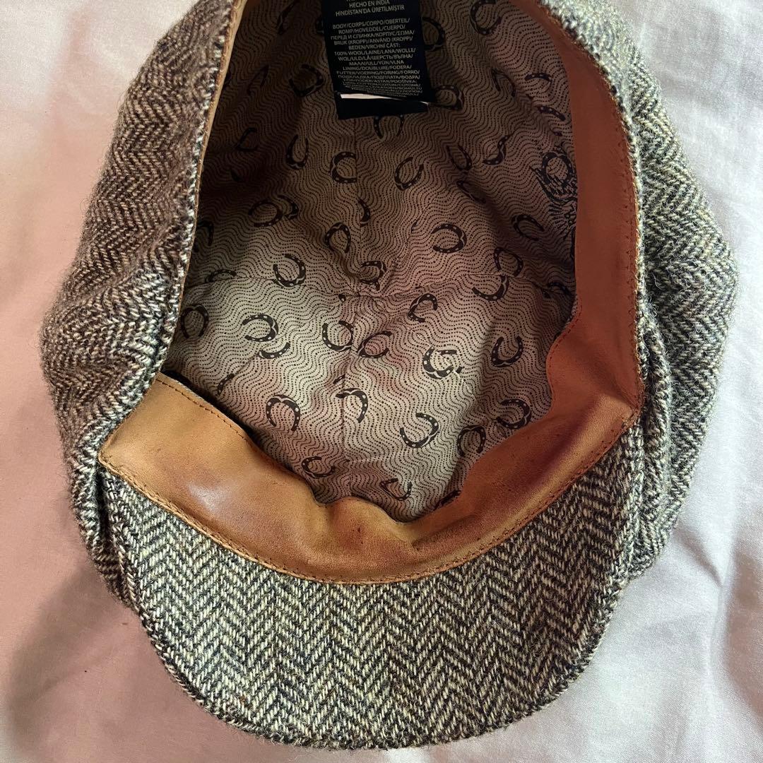 Ralph Lauren ヘリンボーンキャスケット M RRL