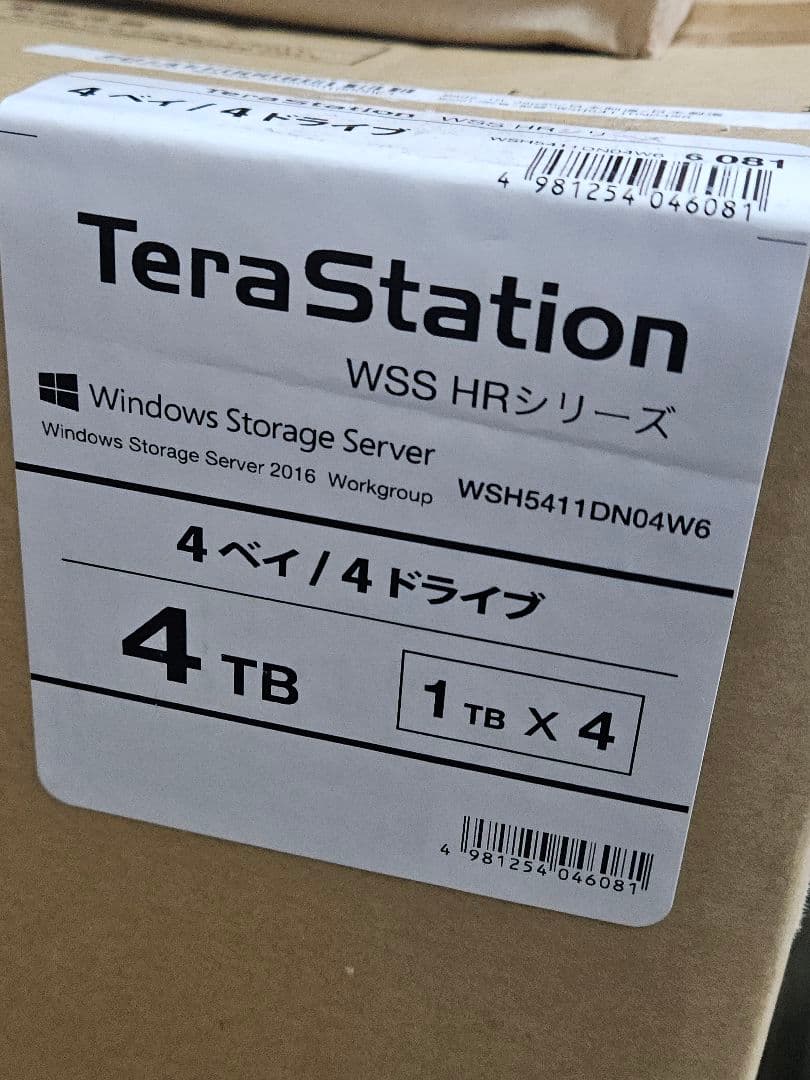 バッファロー WSH5411DN04W6 TeraStation 4TB