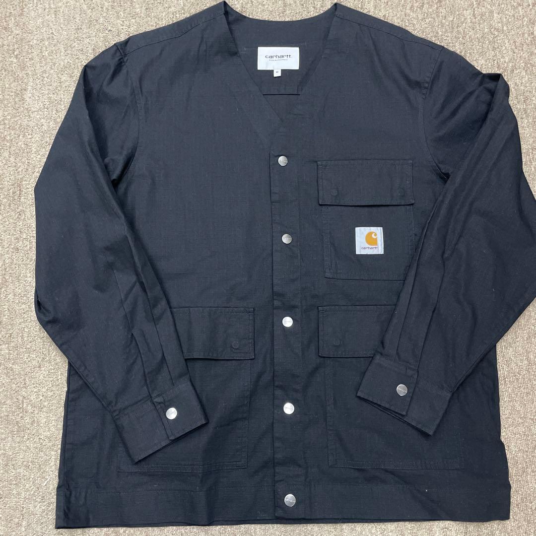 carhartt WIP ノーカラーリップストップジャケット　Mサイズ