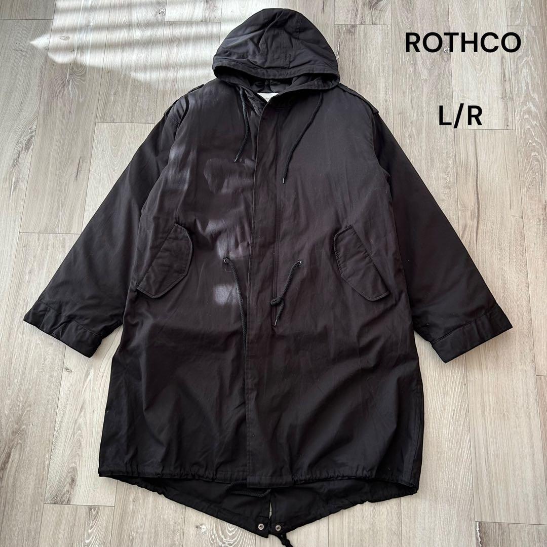 【美品】ROTHCO M51 モッズコート フィッシュテールパーカー 黒 L