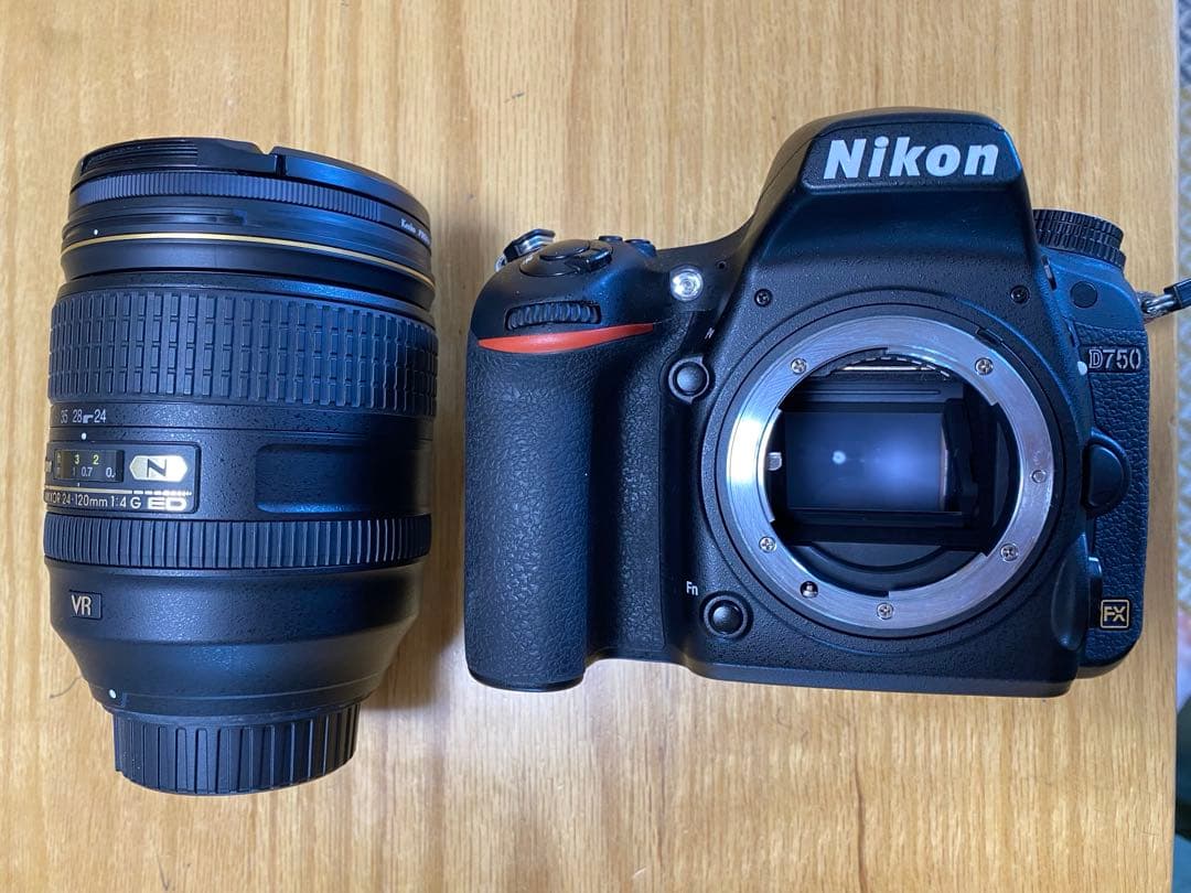 【箱・付属品付き】nikon D750 24-120mm VRレンズキット