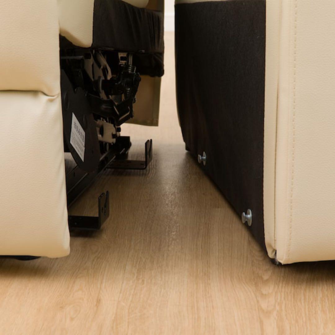 ニトリ／2人掛けワイド電動リクライニングソファUM01 IVBOX付き2モーター